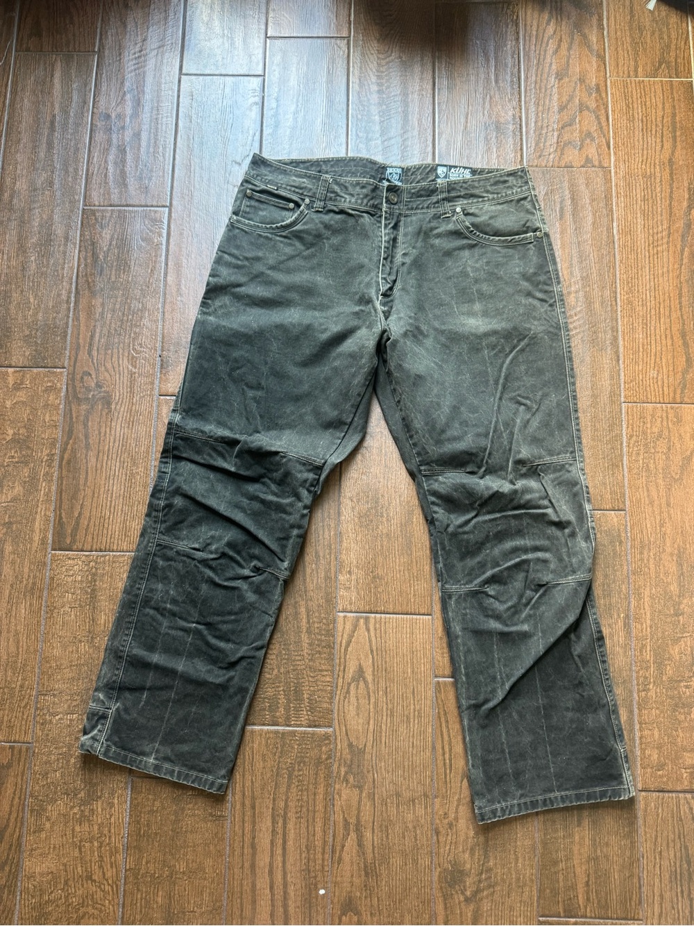 Green Kuhl Rydr Pants Size 38x30 Cargo Canvas Excellent